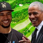 Mookie Betts Plays Golf With Barack Obama at Swanky Los Angeles Country Club