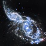 NASA Telescopes Capture Colliding Spiral Galaxies in Sparkling Detail
