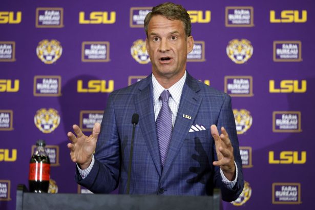 New LSU HC Lane Kiffin drops 2-word reaction on Ole Miss hiring John Davis Baker as offensive coordinator
