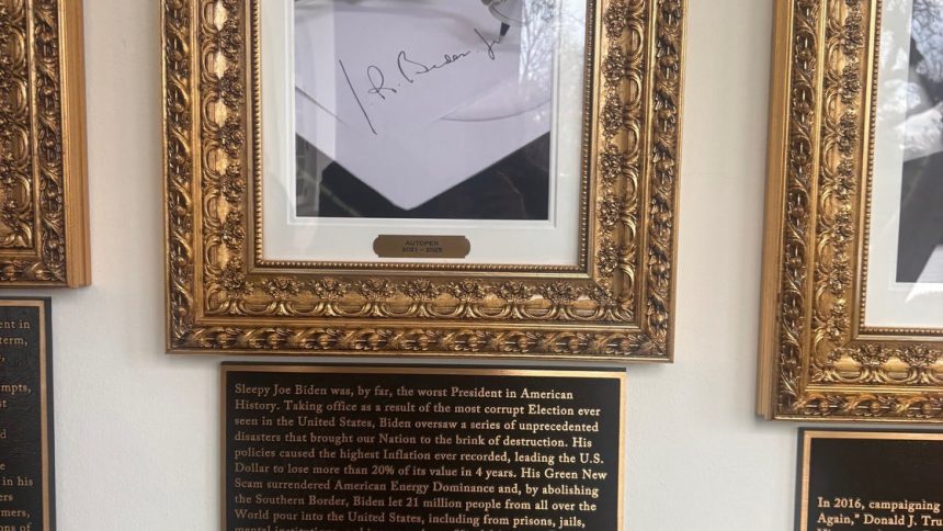 New Plaques Featured In White House Troll Past Presidents With Well-Known Trump Insults