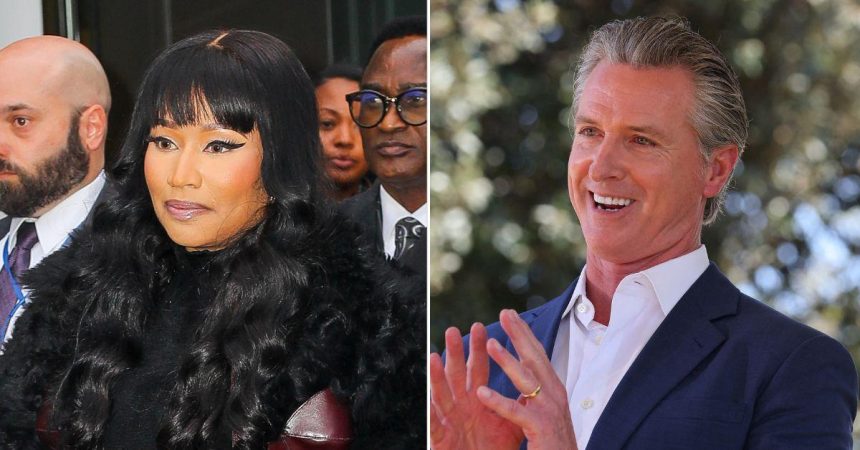 Nicki Minaj Savages Gavin Newsom’s White House Dreams While Embracing MAGA