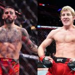 Ilia Topuria (left) and Paddy Pimblett (right) shares a long running rivalry. [Images courtesy: Getty Images]