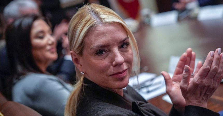 Pam Bondi Threatened With Jail Time Over Epstein Files’ Release