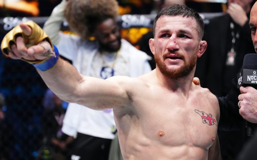 Merab Dvalishvili (pictured) fought four times in 2025. [Images courtesy: Getty Images]