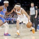 Phoenix Suns vs OKC Thunder Starting Lineups Tonight (Dec. 10)