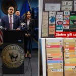 Postal worker Grinch caught on camera stealing Christmas gift cards from Long Island post office: DA