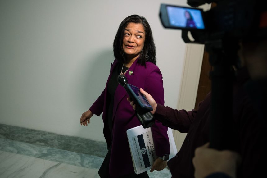 Pramila Jayapal pushes Medicare for All polling