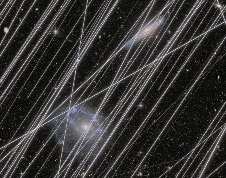 Satellite Megaconstellations Are Now Threatening Telescopes in Space