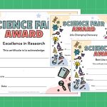 Science Fair Certificates for Kids (Free Printables)