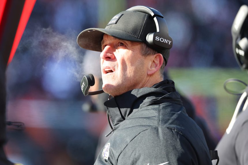 Skip Bayless urges Ravens to fire John Harbaugh over abysmal 4-7 postseason record
