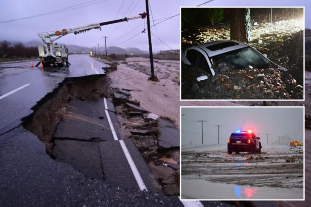 Southern California hit by powerful holiday storm causing flash floods, mudslides