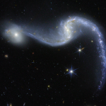 Sparkling Galaxy Merger Shines in New Euclid Space Telescope Image