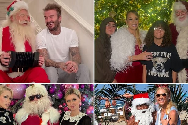 Stars With Santa Claus … Ho, Ho, Ho!