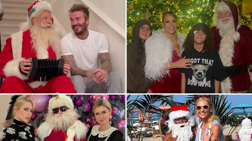 Stars With Santa Claus … Ho, Ho, Ho!