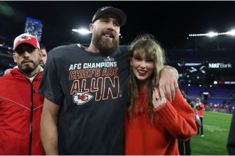 Taylor Swift reveals first-ever conversation about Travis Kelce with mother Andrea