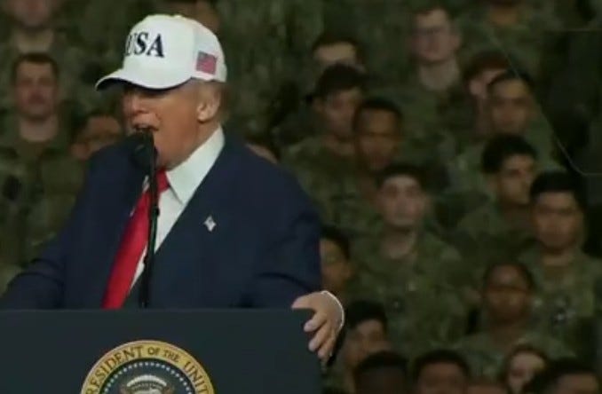 Trump Steals Money From The Troops To Give The Troops Checks