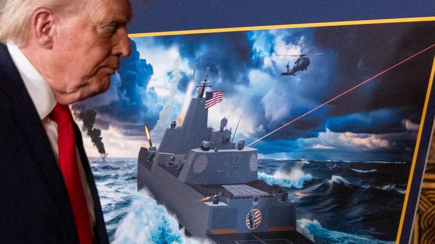 Trump announces plans for a new Navy warship and ‘Golden Fleet’ : NPR