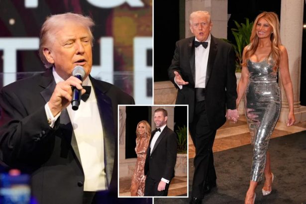 Trump calls for ‘peace on Earth’ at Mar-a-Lago New Year’s Eve bash
