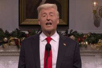 Trump’s Holiday Speech Mocks His Hunger Games, Epstein Files