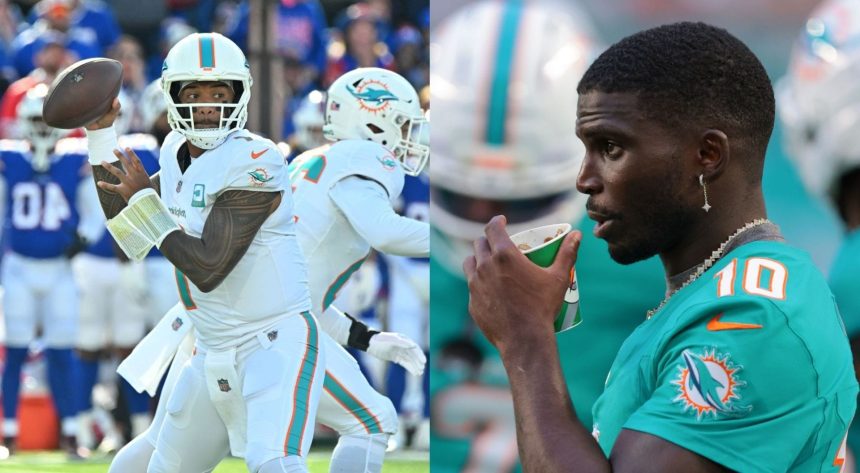 Tyreek Hill shares cryptic meme as Tua Tagovailoa gets benched after Dolphins’ loss to Steelers