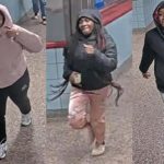 Women seen smiling and laughing after robbing Red Line passenger at knifepoint in downtown Chicago
