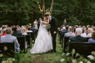 The Bride and Groom Held a Hometown Barn Wedding in Alabama