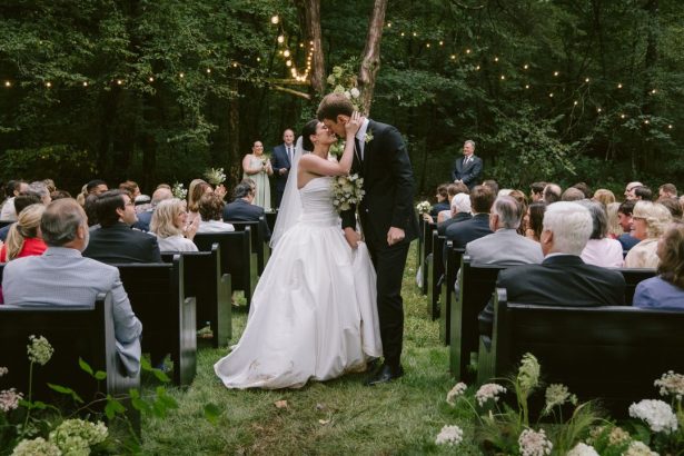 The Bride and Groom Held a Hometown Barn Wedding in Alabama