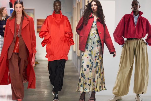 Red Coats & Jackets Are Having a Moment—Shop the Trend