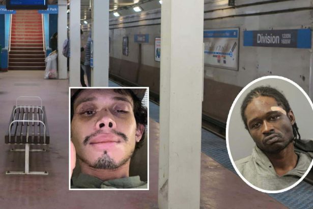 12 years for pushing chef onto Blue Line tracks, breaking cop’s nose