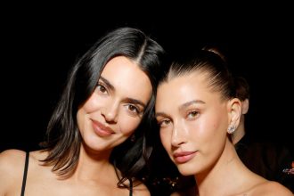 Hailey Bieber and Kendall Jenner Go Corset-Forward for Their First G.N.O. of 2026