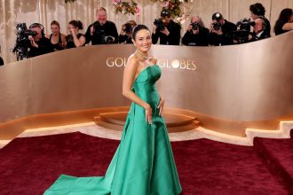On the 2026 Golden Globes Red Carpet, the Winner Is Bright Colors