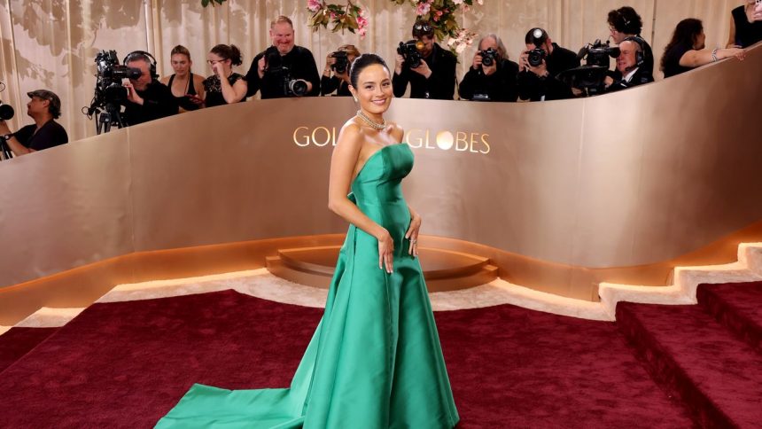 On the 2026 Golden Globes Red Carpet, the Winner Is Bright Colors