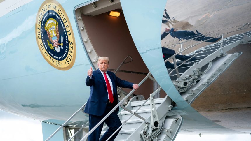 Air Force One Turns Back After Takeoff With Trump Onboard