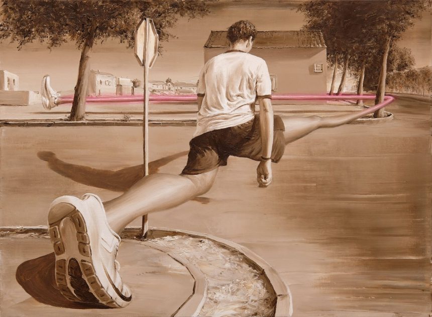 Absurd Scenarios Stretch Across Paco Pomet’s Uncanny Canvases — Colossal