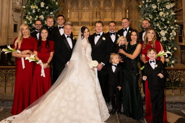 Holly Ramsay Wore Elie Saab—and Her Mom’s ’90s Wedding Dress—to Marry Adam Peaty in Bath
