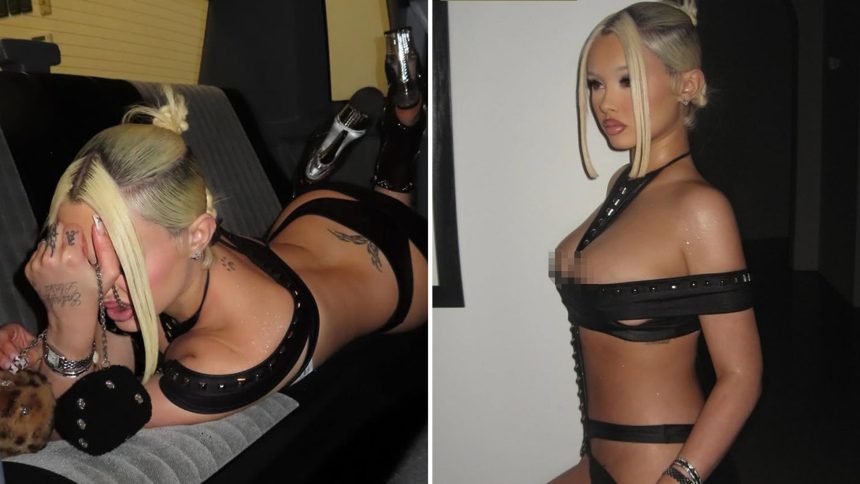 Alabama Barker Poses In Sexy Lingerie