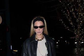 Bella Hadid Proves Winter’s Power Pairing Is a Dress and Boot Outfit