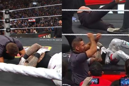 BREAKING: Prayers up for WWE icon Rey Mysterio as the referee throws up X sign on RAW