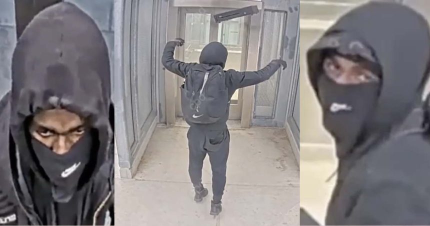 Burglar caught on camera breaking stolen cash drawer on CTA platform