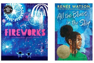 Caldecott goes to ‘Fireworks,’ and ‘All the Blues in the Sky’ wins Newbery : NPR
