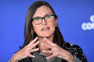 Cathie Wood keeps low profile in 2026