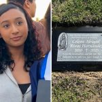 Celeste Rivas’ grave seen for first time after body found in D4vid’s Telsa — with angelic AI image