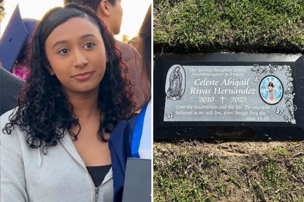 Celeste Rivas’ grave seen for first time after body found in D4vid’s Telsa — with angelic AI image