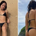 Cheek of The Week in Lil’ Black Bikini!