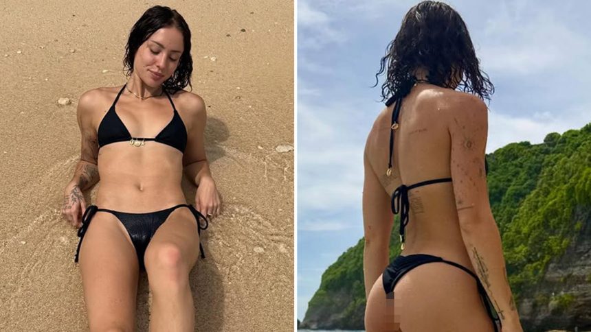 Cheek of The Week in Lil’ Black Bikini!