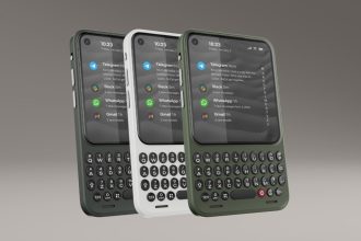 Clicks debuts its own take on the BlackBerry smartphone, plus a  snap-on mobile keyboard