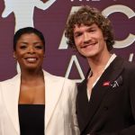 Connor Storrie, Janelle James and Helen Mirren