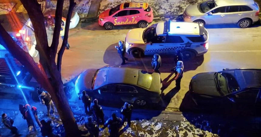 Cops shot paroled 6-time felon who opened fire on them after shooting woman, officials say