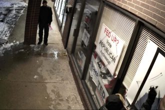 Couple drew Nazi symbols, defaced Charlie Kirk poster at suburban GOP office