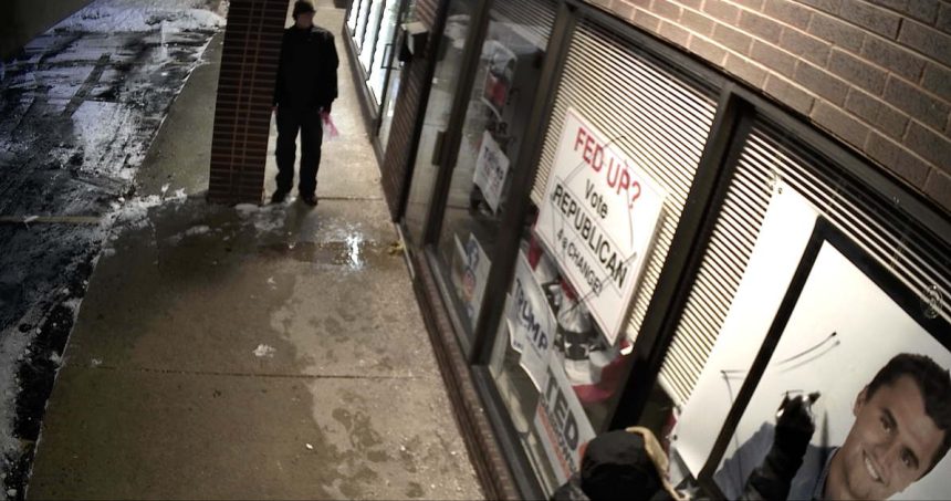 Couple drew Nazi symbols, defaced Charlie Kirk poster at suburban GOP office
